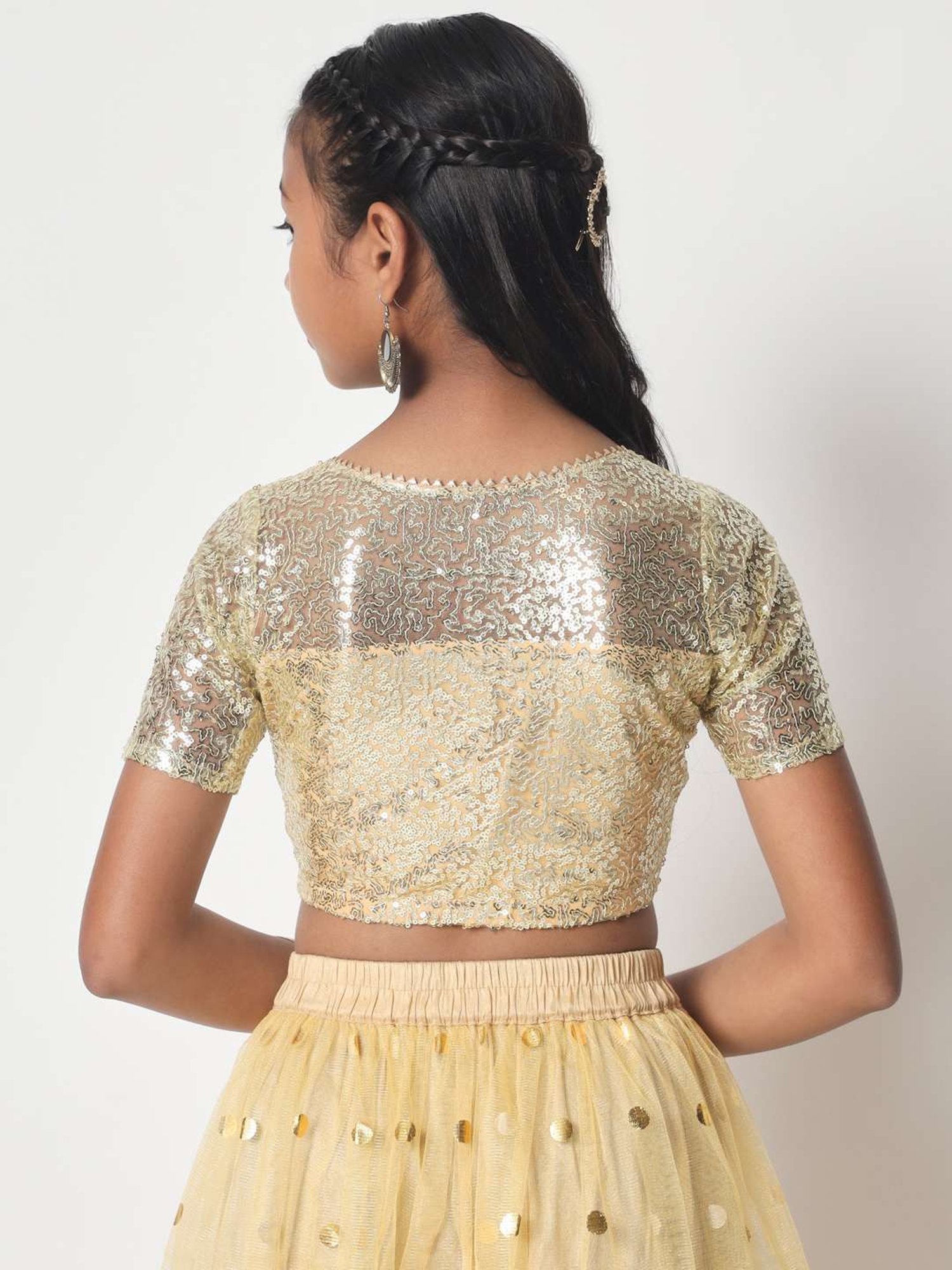 Cutecumber Kids Plum Lace Top