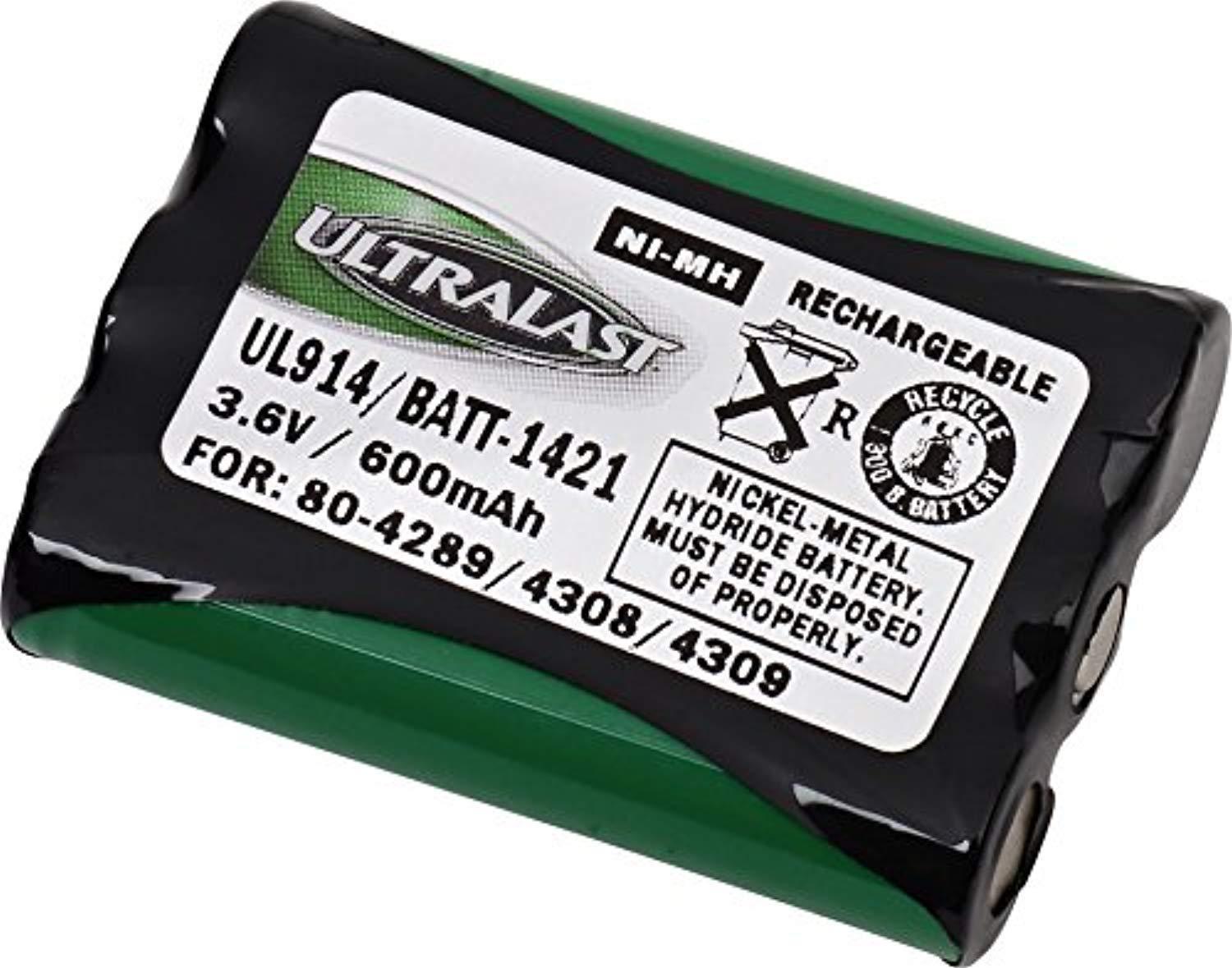 ultralast cordless telephone replacement battery for byd - s-daa650b02