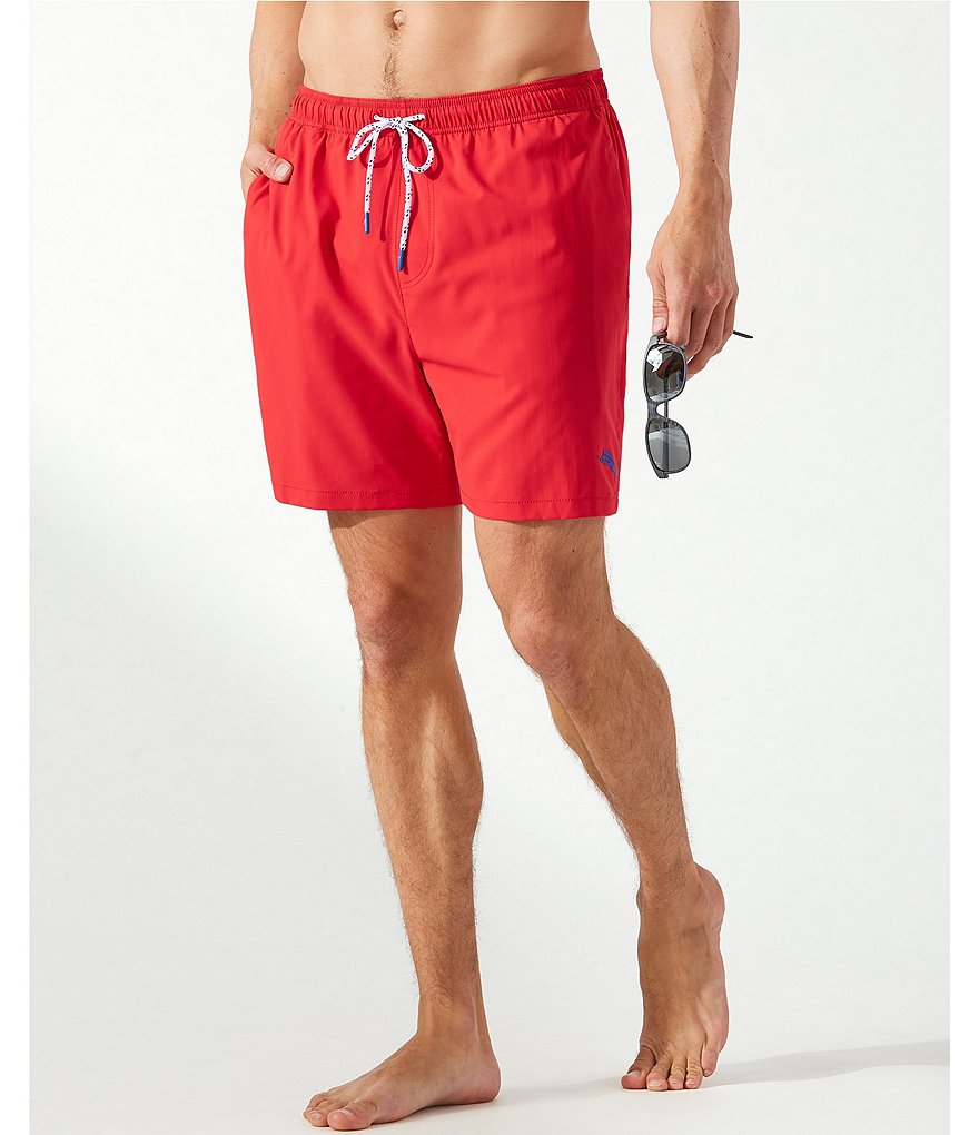 Tommy Bahama Big & Tall Naples Shores 6#double; and 8#double; Inseam Swim Trunks