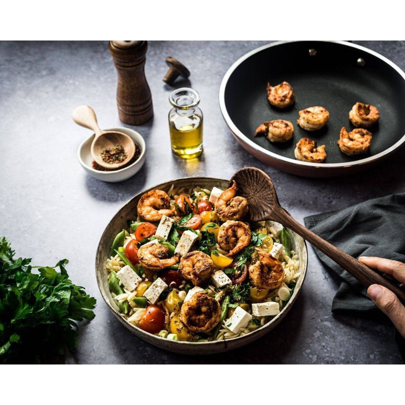 Gotham Steel Cast Textured Copper 10pc Cookware Set