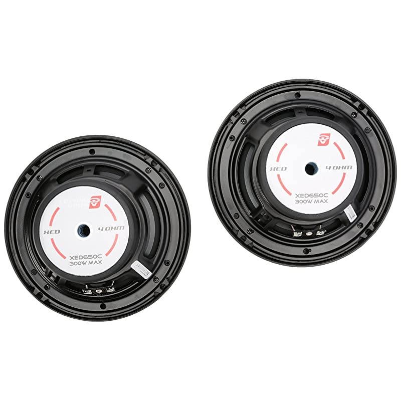 XED650C 65Inch 300 Watts Max 2Way Component Speaker Set Black