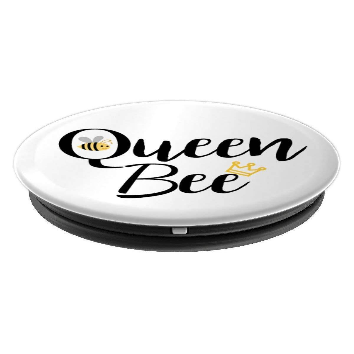 Cute Queen Bee - For Bee Lovers, Bee Keepers - PopSockets Grip and Stand for Phones and Tablets