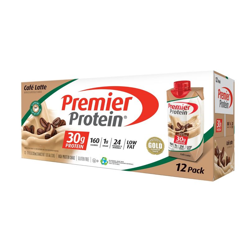 Premier Protein Shake - Cafe Latte - 12pk/11oz