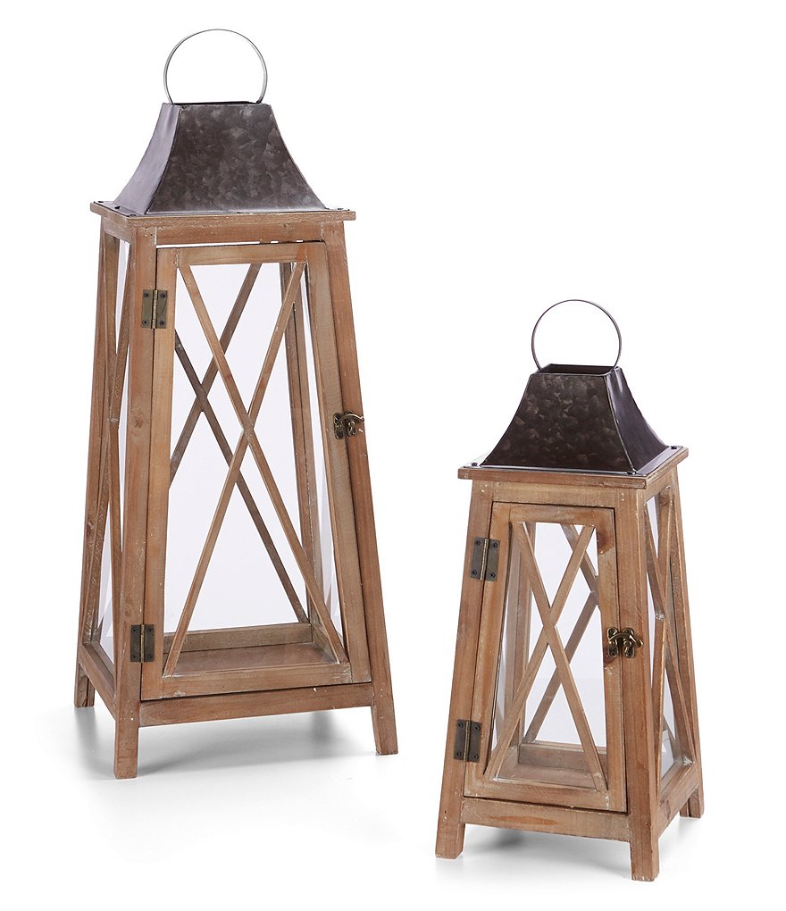 Southern Living Wooden Lantern