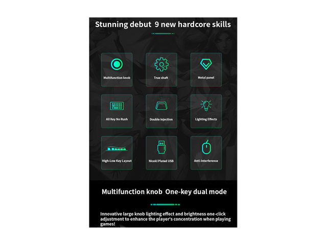 2, 60% Wired/Wireless Mechanical Keyboard (Kailh Box Brown Switch/White Case) - Full Keys Programmable - True RGB Backlit - Tap Arrow Keys - Double Shot PBT Keycaps - NKRO - 1900mAh Battery