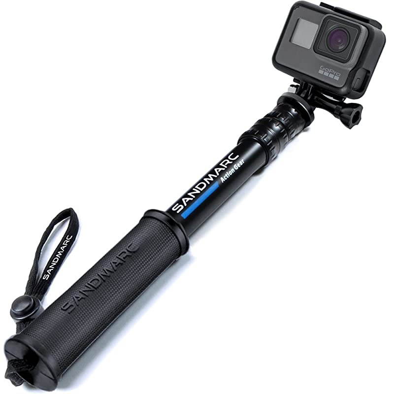 Pole - Compact Edition: 10-25" Waterproof Pole (Selfie Stick) for GoPro Hero 9, 8, Max, 7, 6, 5, 4, Session, 3+, 3, 2, HD & Osmo Action