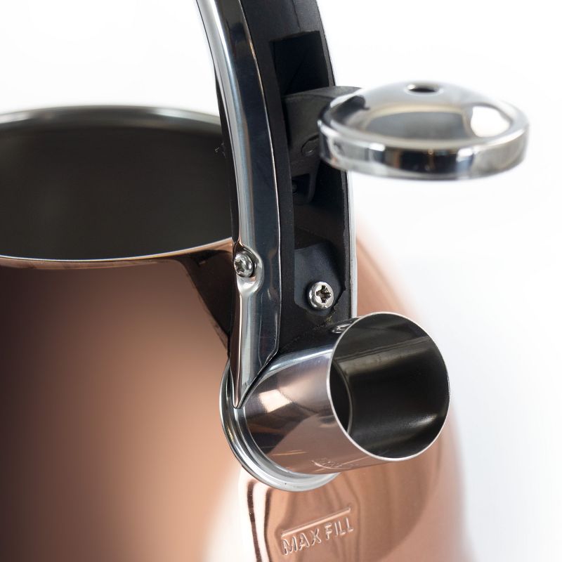 Bonjour Round Glass Teapot with Flavor Lock Infuser (34 oz)