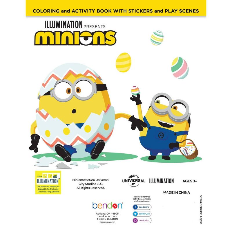 Minions Mini Sticker Scene Plus