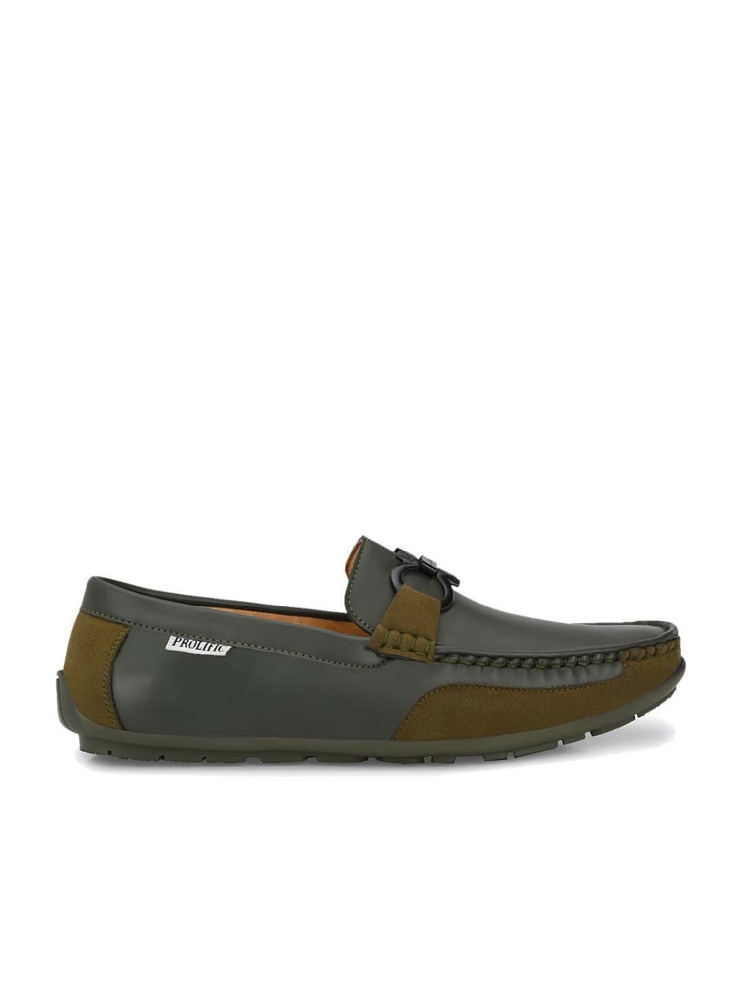 Prolific Men's Green Casual Loafers