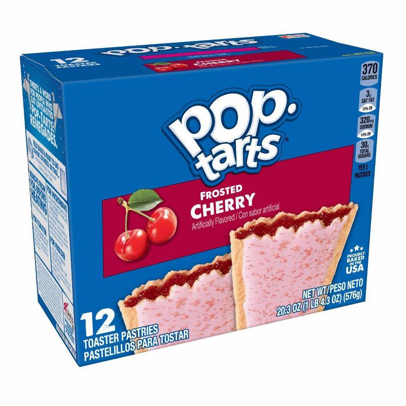 Kellogg's Pop-Tarts Frosted Cherry Pastries - 12ct/20.31oz