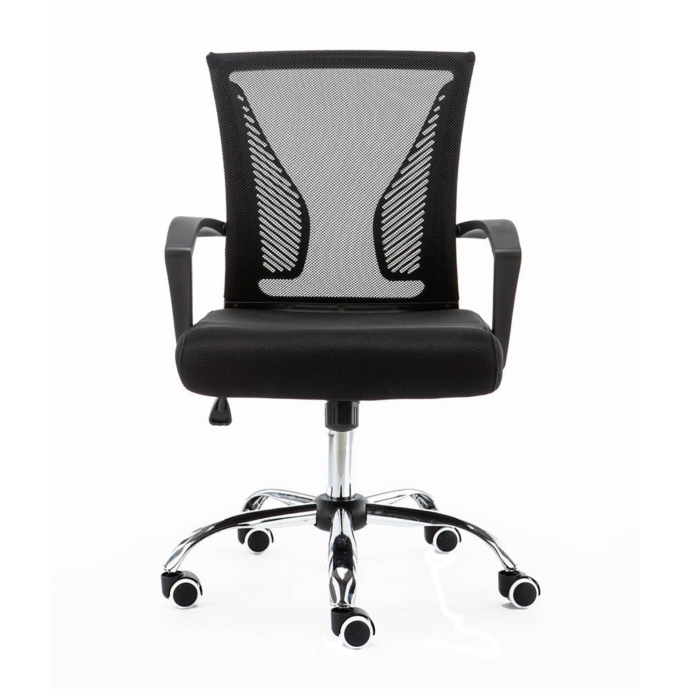 Modern Home Zuna Mid-Back Office Chair - Black/Black