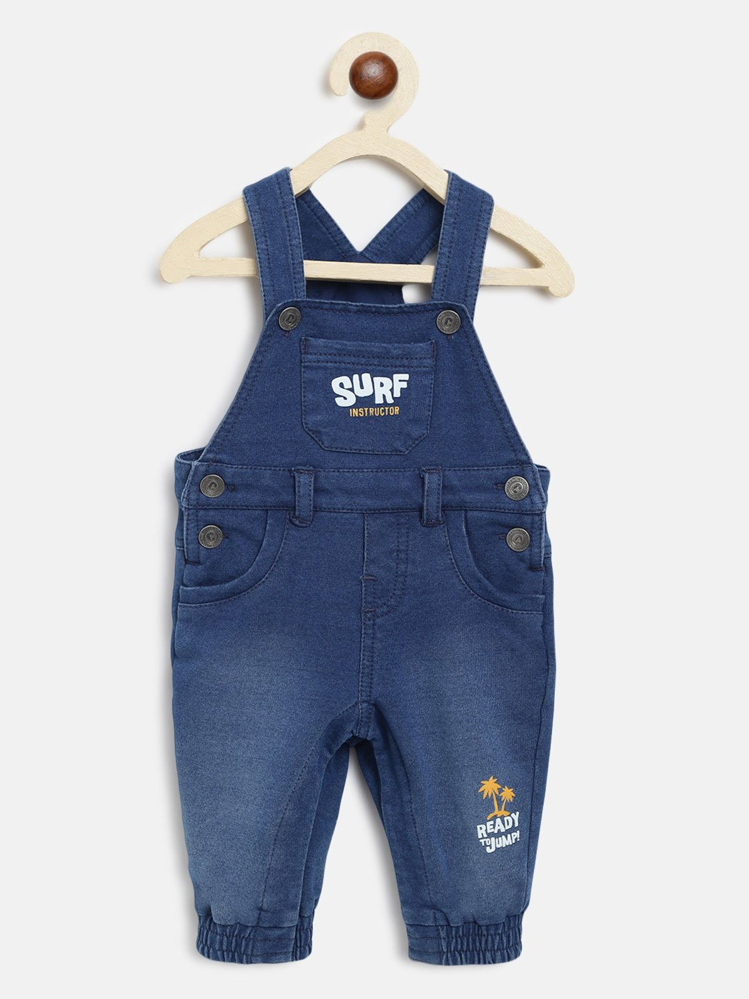 Budding Bees Kids Multicolor Printed Jumpsuit