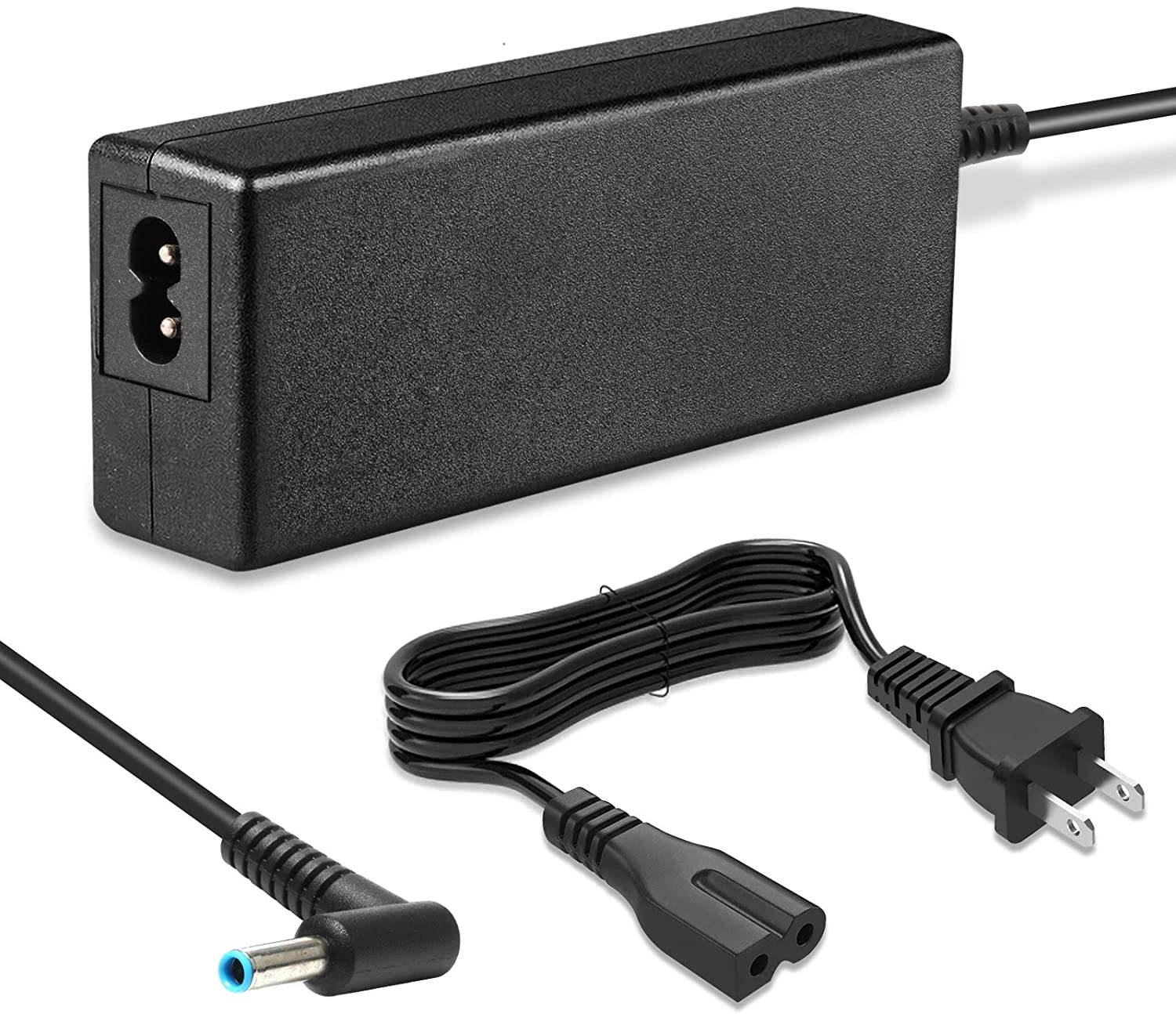 45W AC Adapter Laptop Charger for HP Pavilion X360 13 14 14m 15 M1 M3 Charger 15-f272wm 15-f387wm 15-f233wm 15-f222wm 15-f211wm 15-f337wm m3-u103dx m3-u001dx 14m-ba013dx Notebook Power Supply Cord