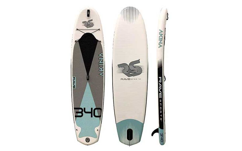 Rave Akina Inflatable Stand Up Paddleboard 11'2" Superior Blue