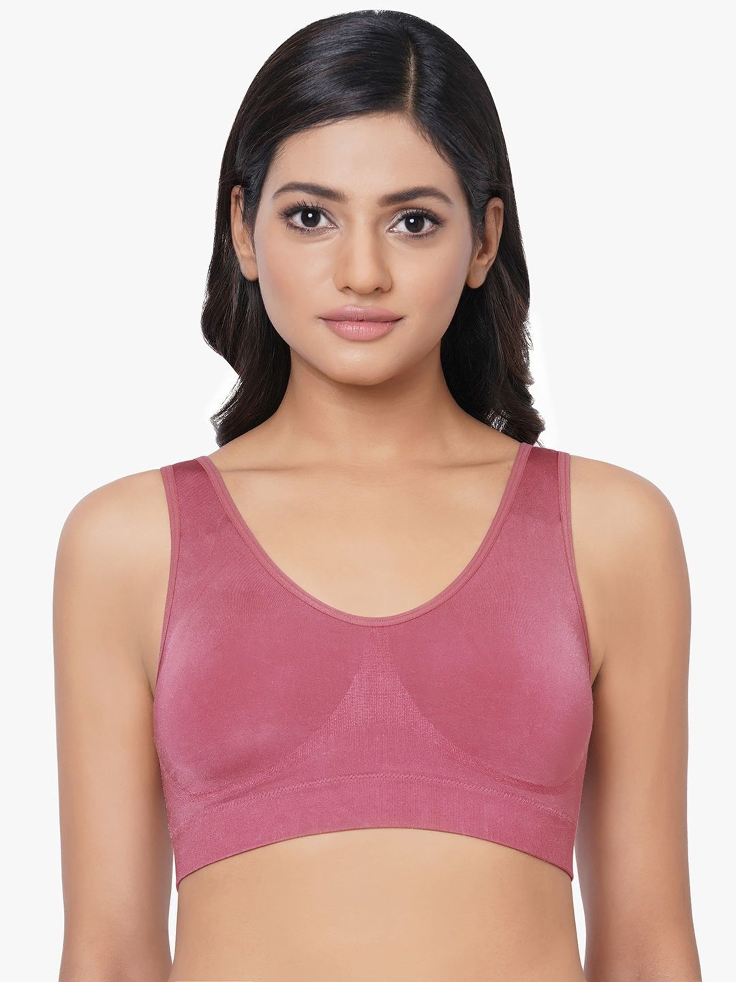 Wacoal Pink Non-wired Padded Bralette Bra