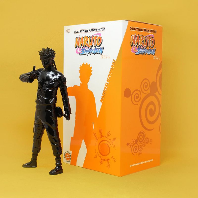 Neamedia Naruto Icons 11.8 Inch Resin Figure | Black