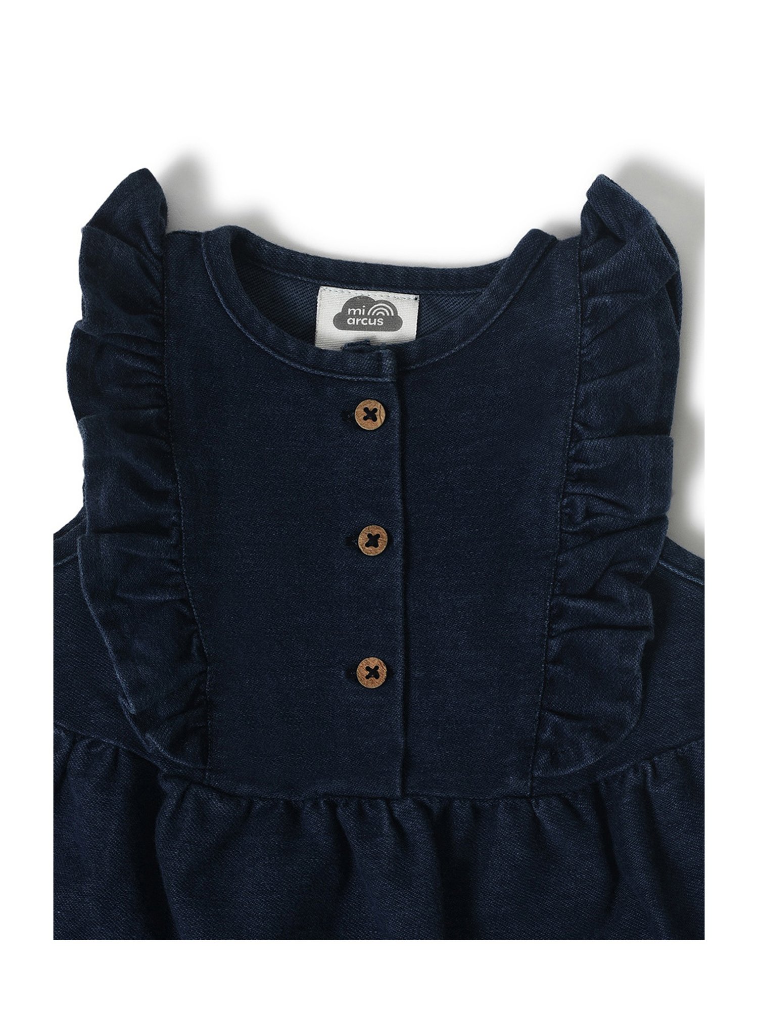 MiArcus Kids Navy Solid Dress