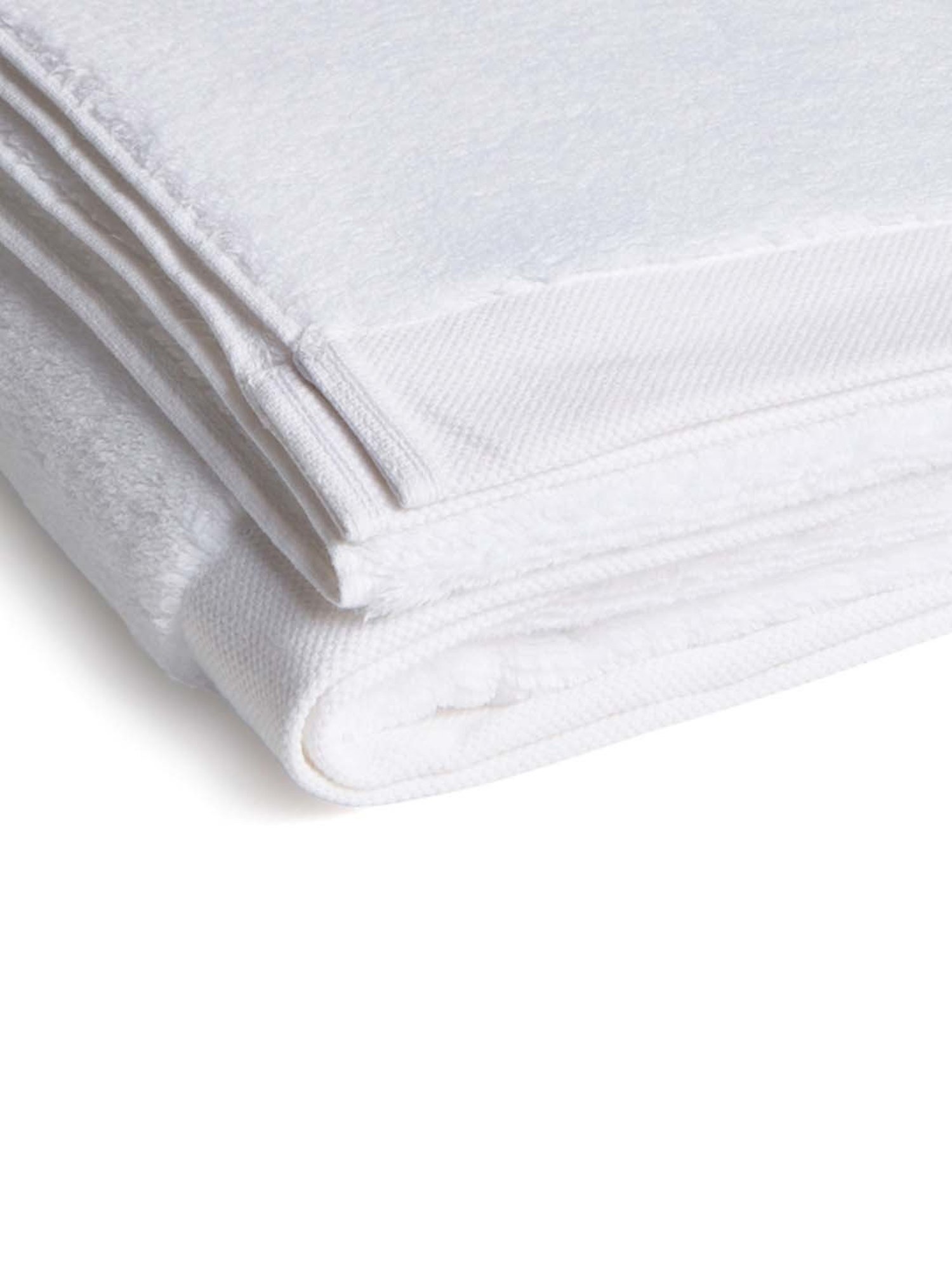 DDecor Midas White Cotton 600 GSM Bath Towel - Set of 1