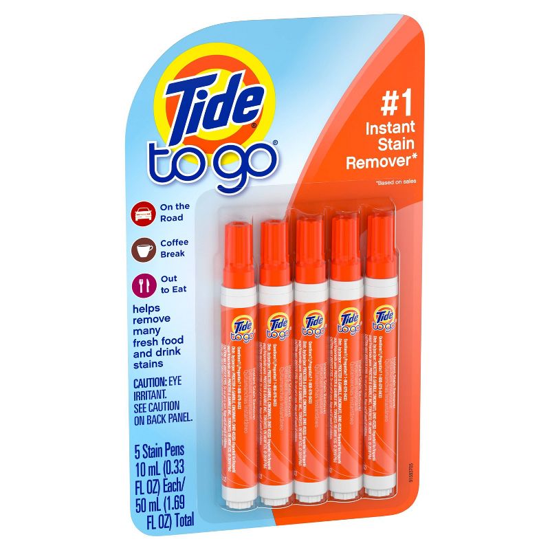 Tide To Go Instant Liquid Stain Remover - 5ct