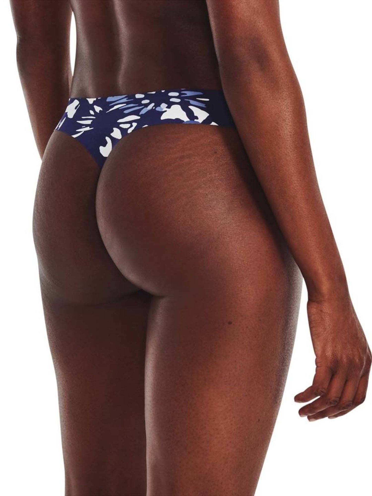 UNDER ARMOUR Navy Printed Thongs - Pack Of 3