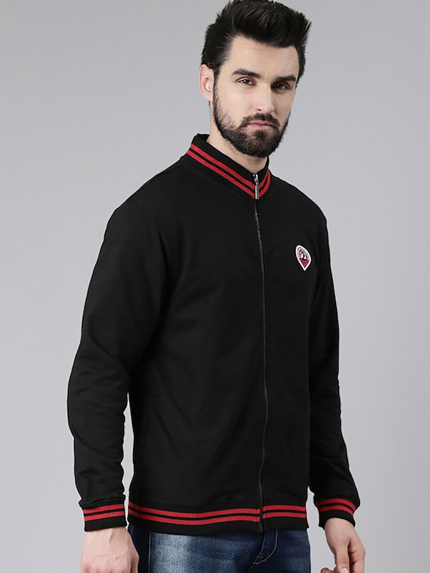 Dixcy Scott Originals Jet Black Relaxed Fit Cotton Jacket