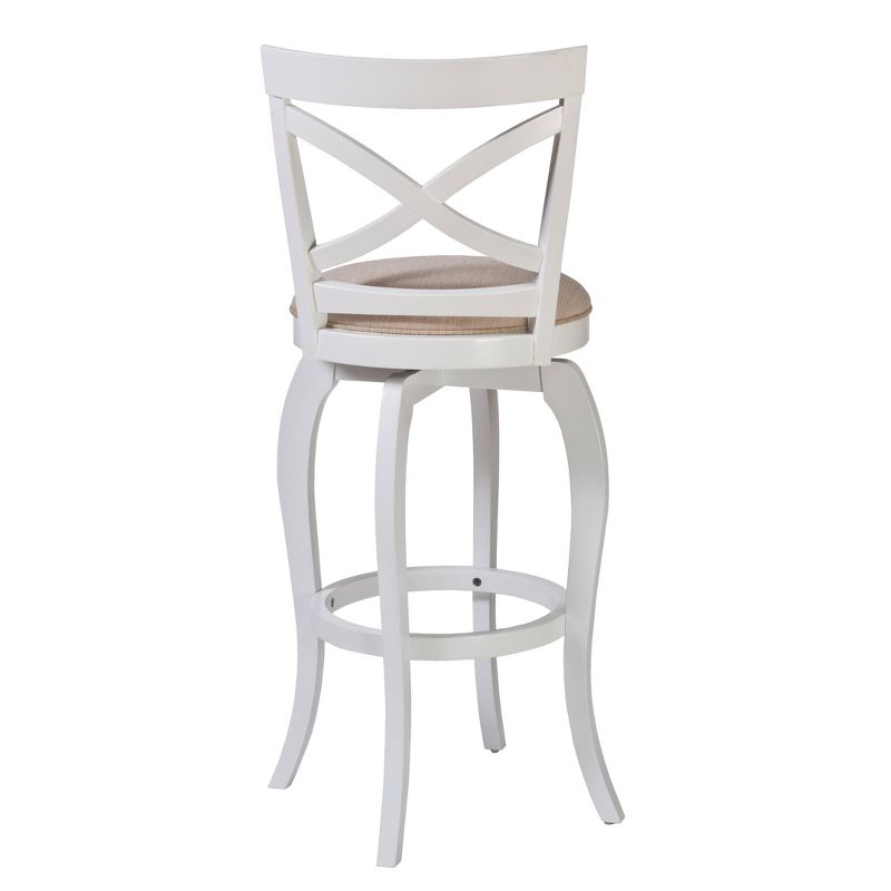 25" Ellendale Wood Counter Height Barstool White - Hillsdale Furniture