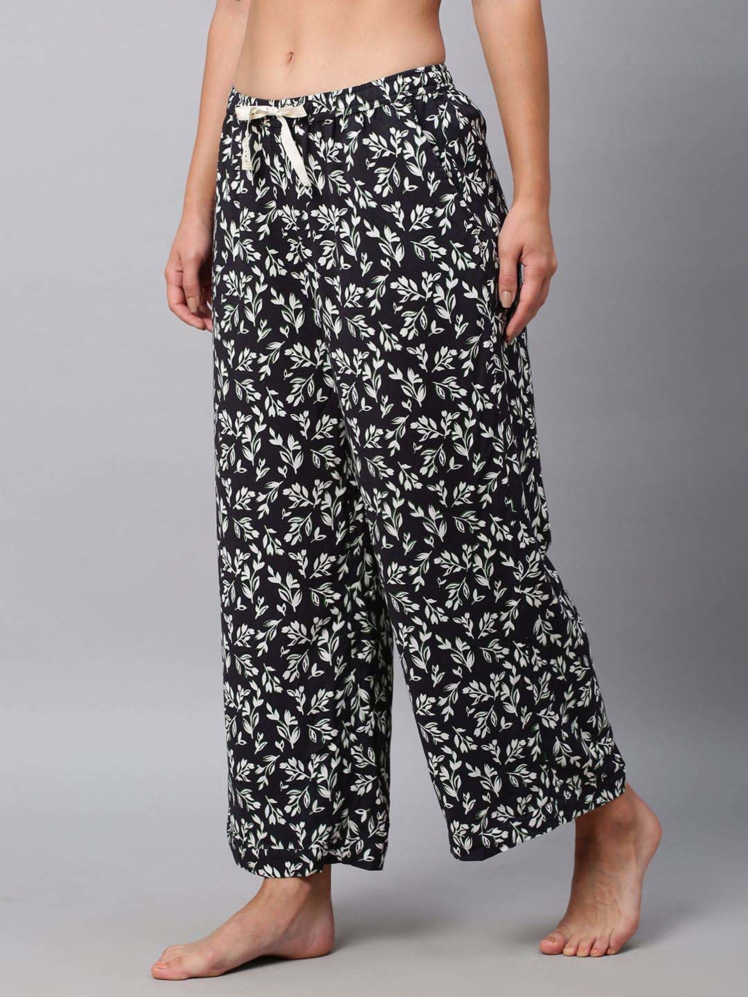 Chemistry Grey Floral Print Lounge Pants