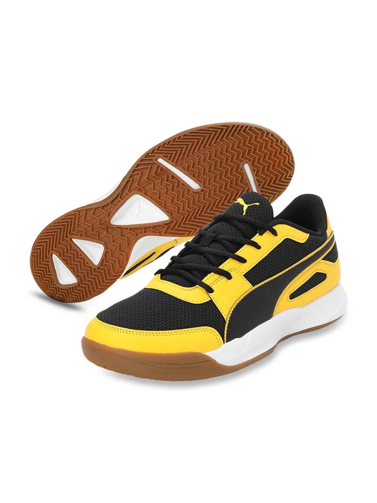 Puma Men's Deuce Black Indoor Court Shoes