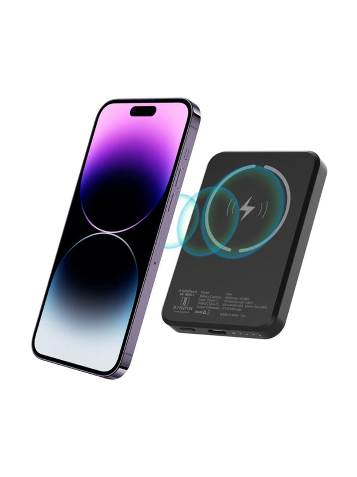 Stuffcool Click 5000mAh Magnetic Wireless Powerbank (Black)