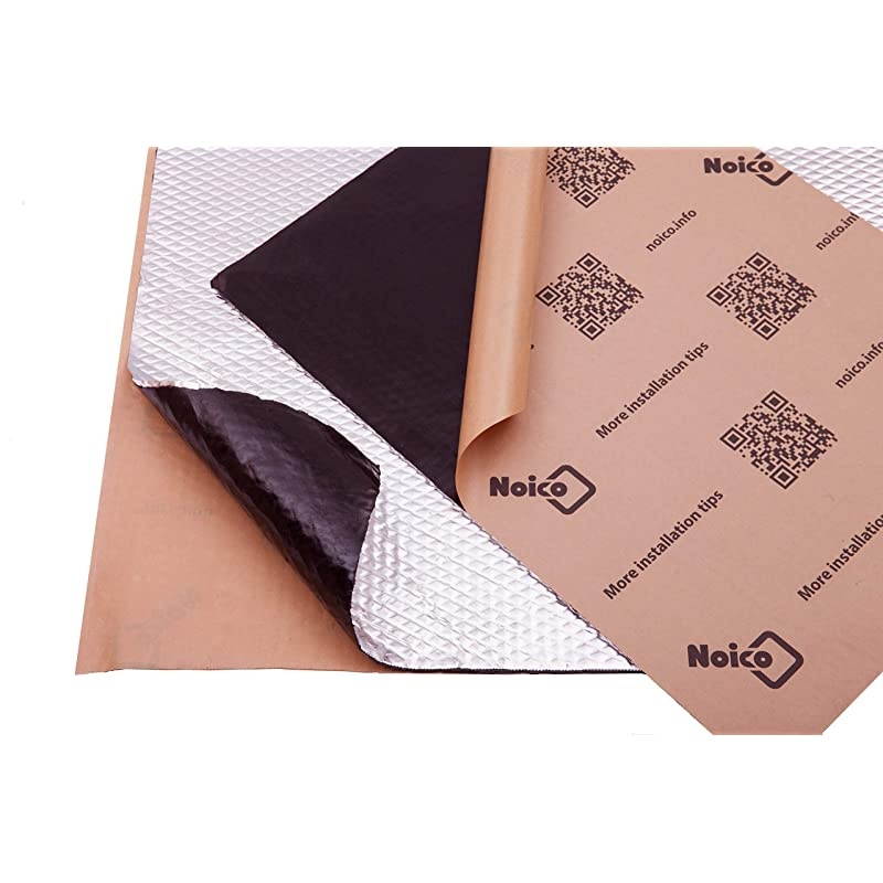 80 mil 5 sqft Car Sound Deadening Mat, Butyl Automotive Sound Deadener, Audio Noise Insulation and Dampening