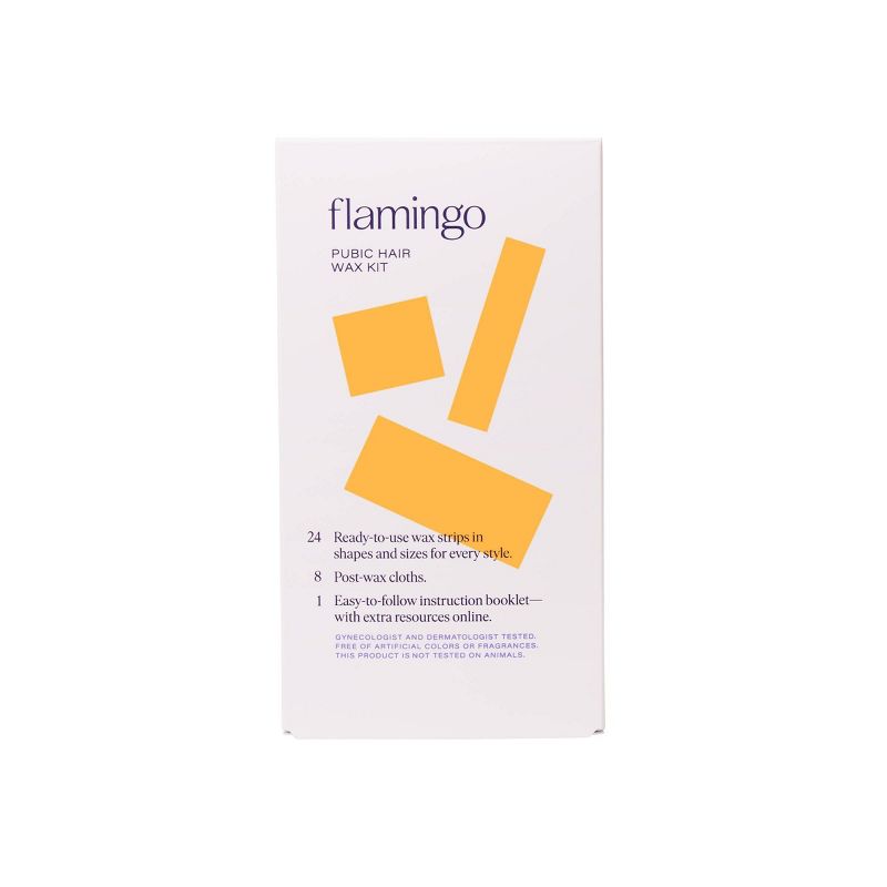 Flamingo Pubic Hair Wax Kit - 24ct