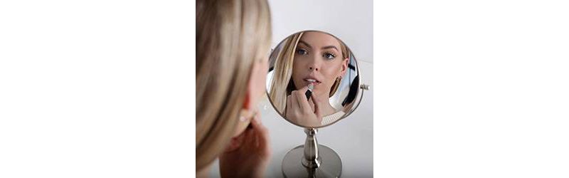 Zadro Two-Sided Swivel Vanity Mirror - 1X & 8X Magnification