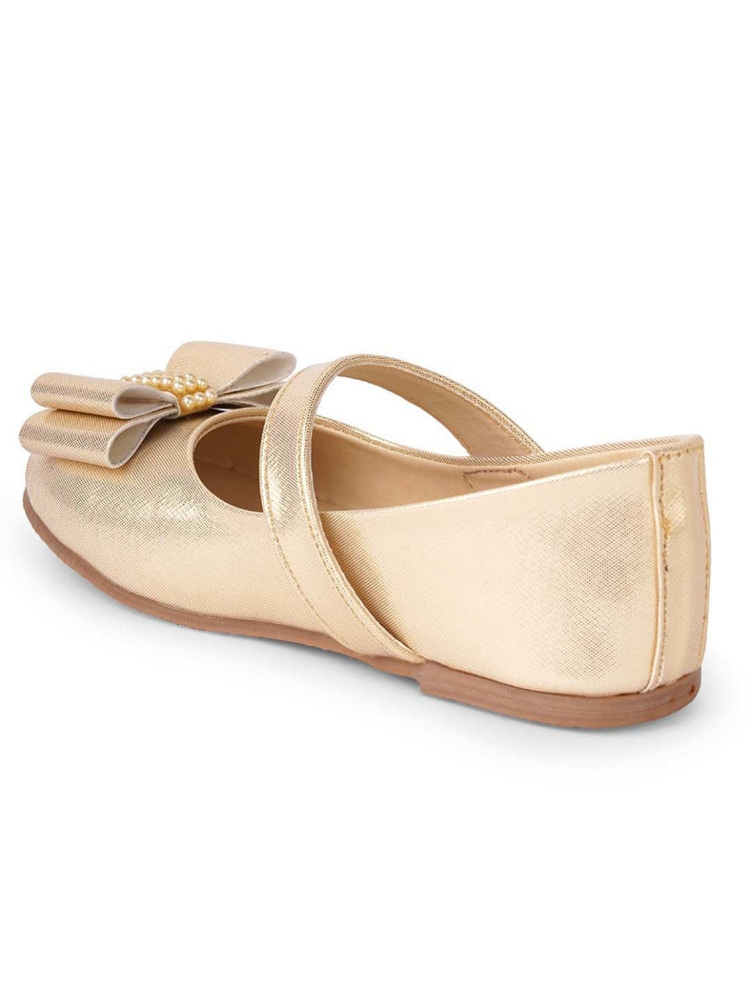 Minesole Kids Golden Mary Jane Shoes