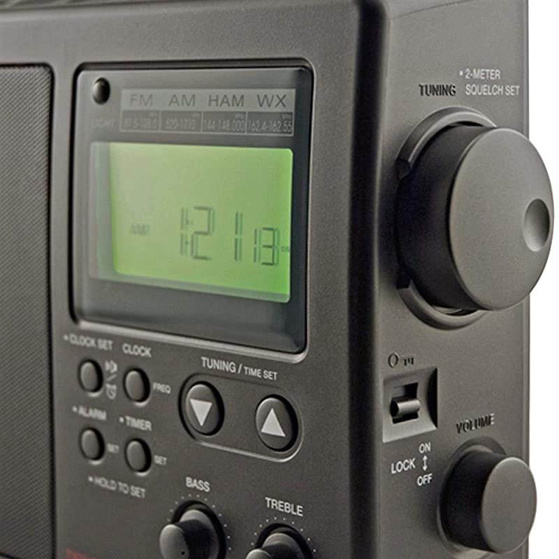 CCRadio-2E Enhanced Portable AM FM Weather and 2-Meter Ham Band (Black) CC2BE
