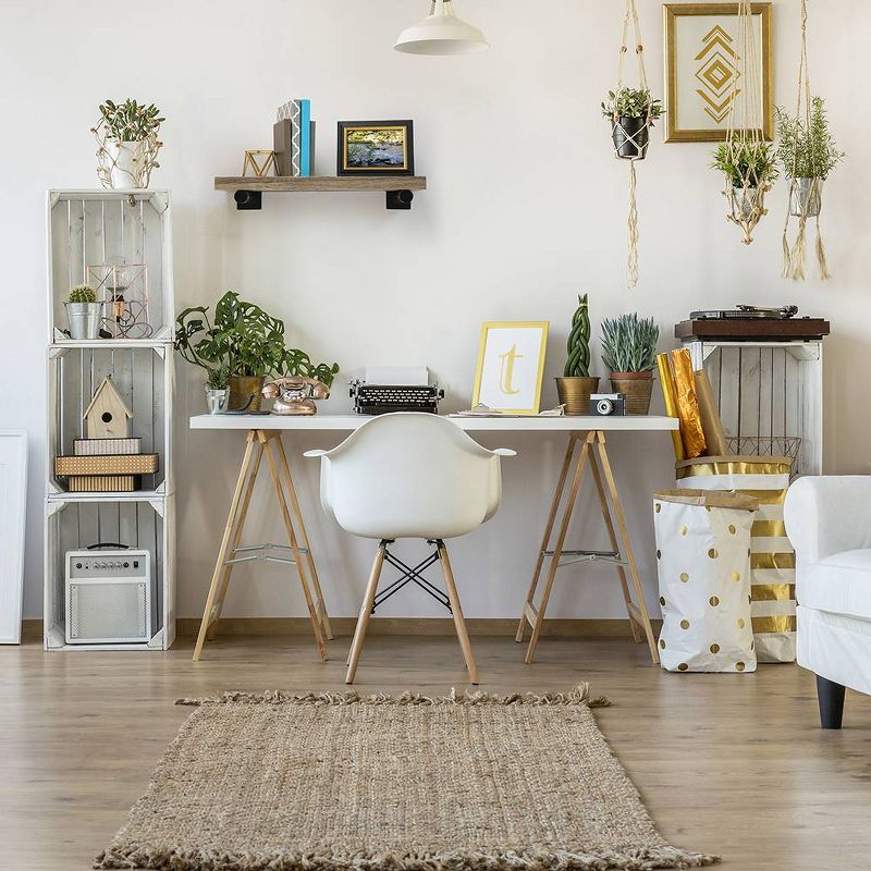 24" Floating Bracket Shelf Driftwood- InPlace