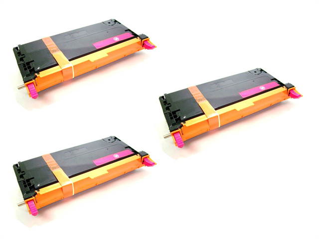Cisinks &reg; 3 Pack Remanufactured Dell 3110 3115 Magenta Laser Toner Cartridge For Dell 3110 3110cn 3115 3115cn 310-8098 310-8401 XG724 NF556
