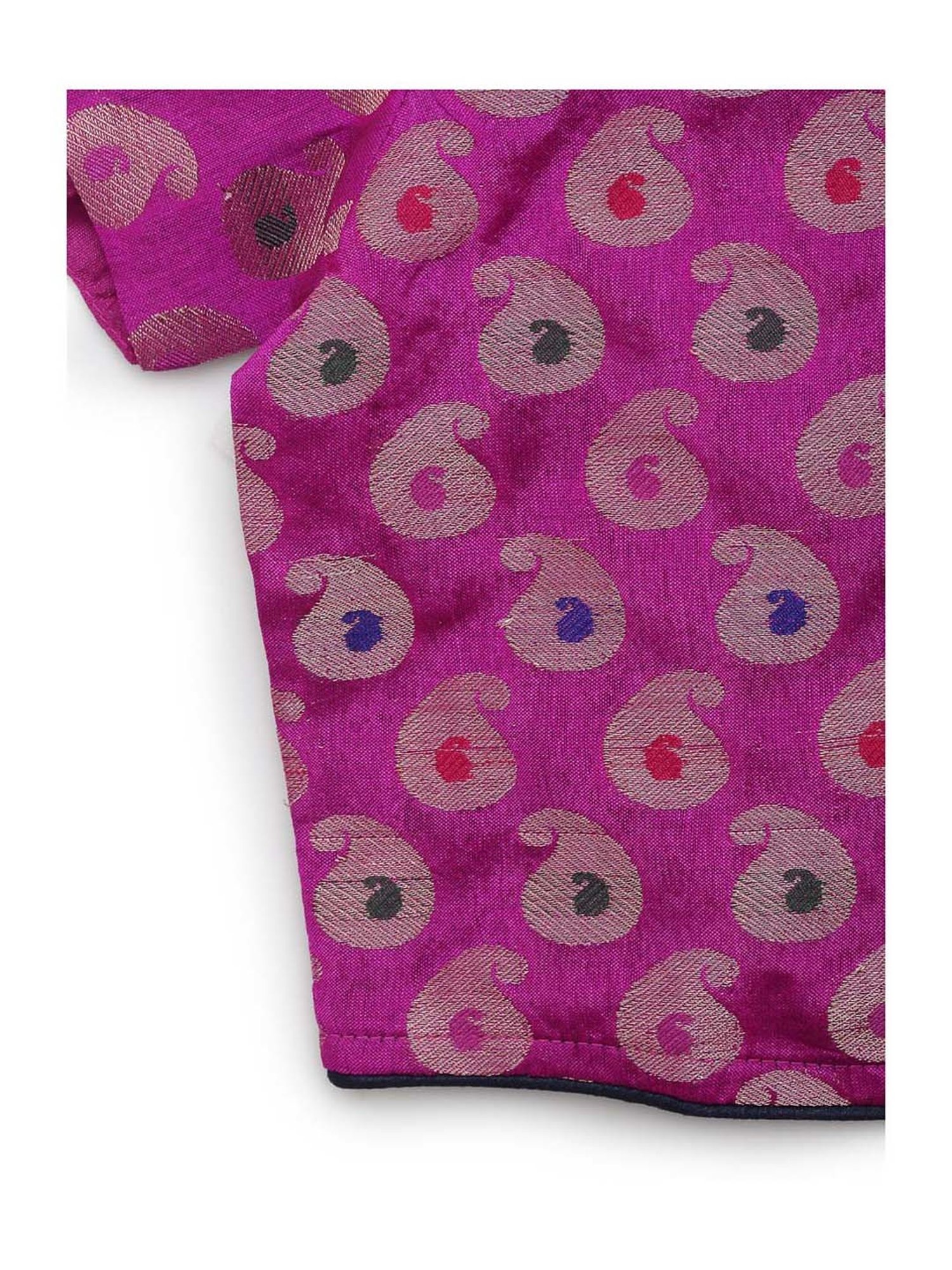 studiorasa Kids Purple Embroidered Top