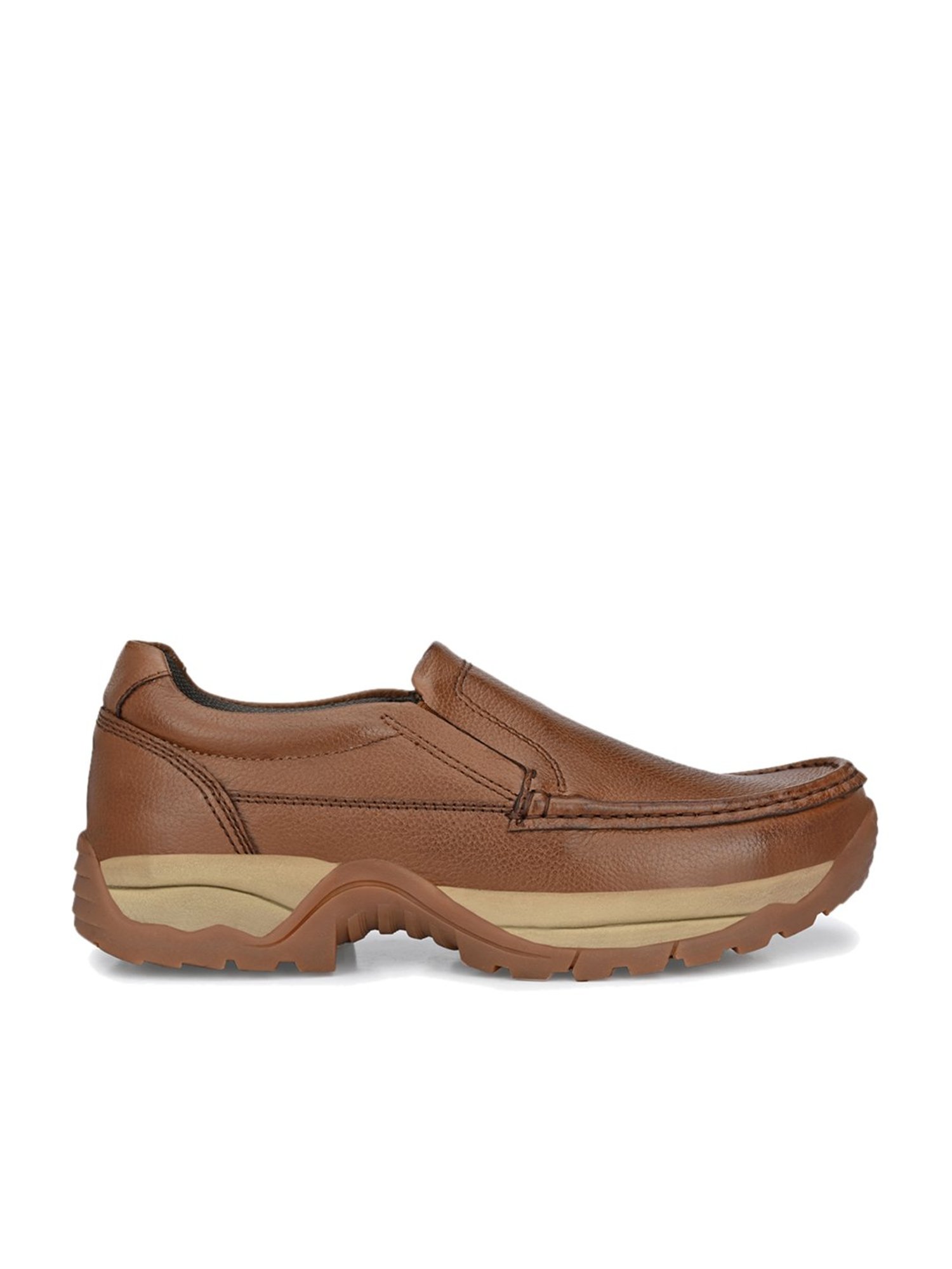 Carlo Romano Men's Camel Casual Slip-Ons