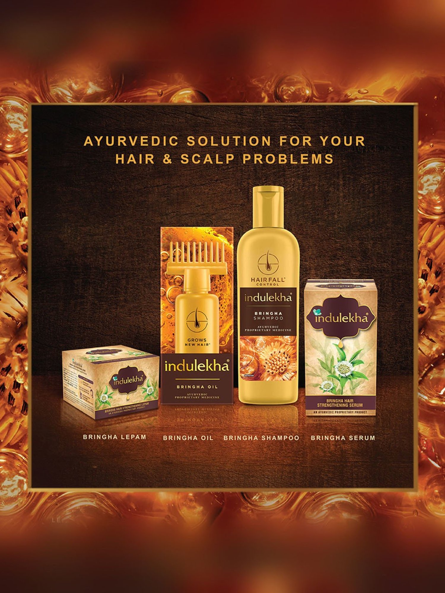 Indulekha Hairfall Control Bringha Shampoo - 1000 ml