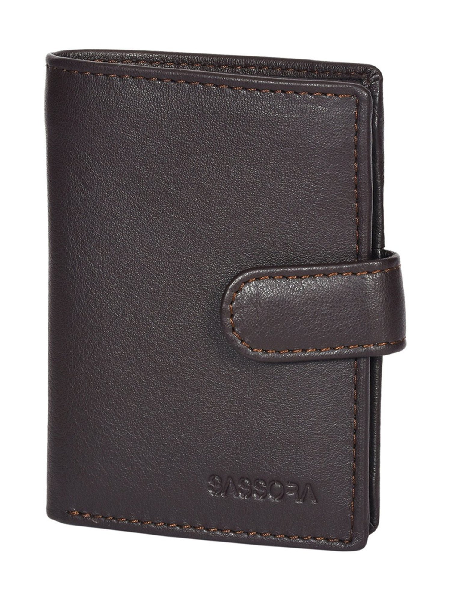 SASSORA Pablo Brown Small Leather Notecase