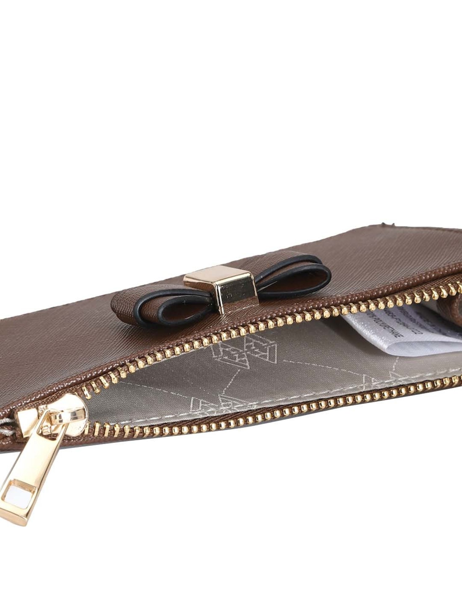 Van Heusen Brown PU Textured Wallet