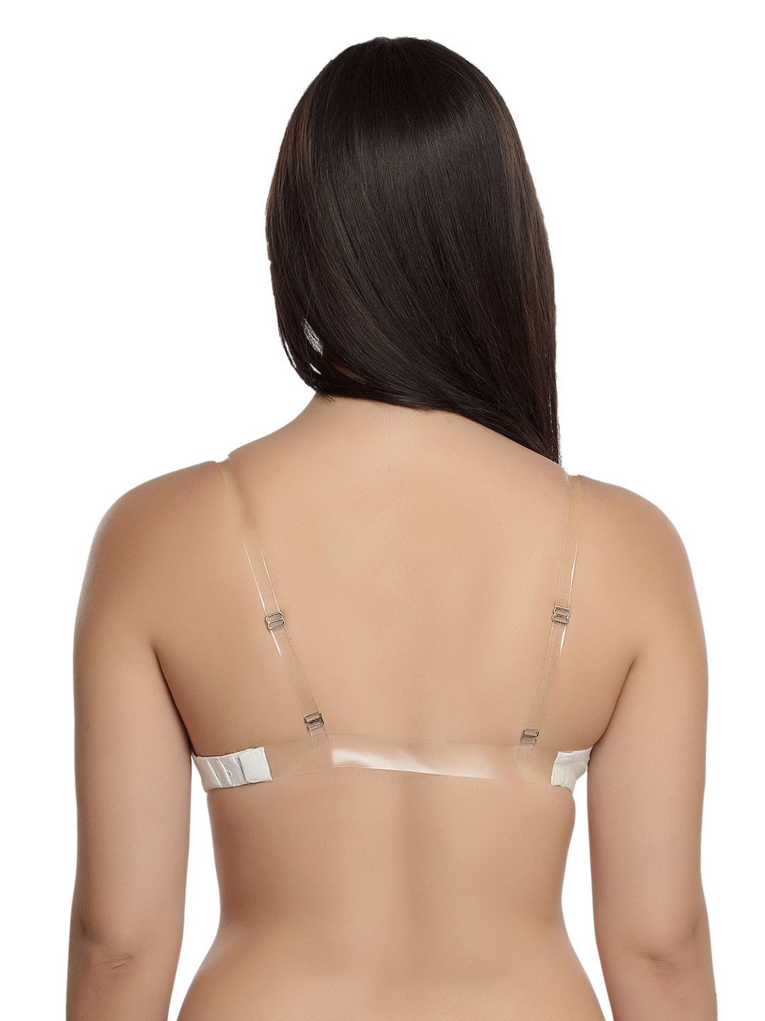 Inner Sense White Full Coverage Backless Bra - Pack of 3