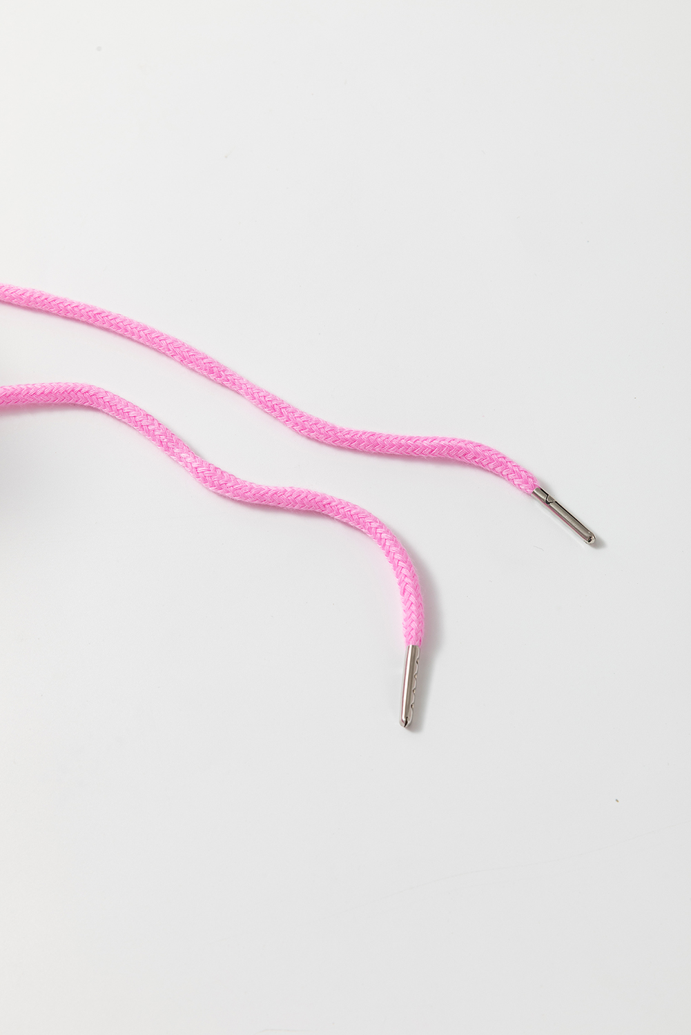 Pink Textured Contrast Trim Tee & Drawstring Shorts Set