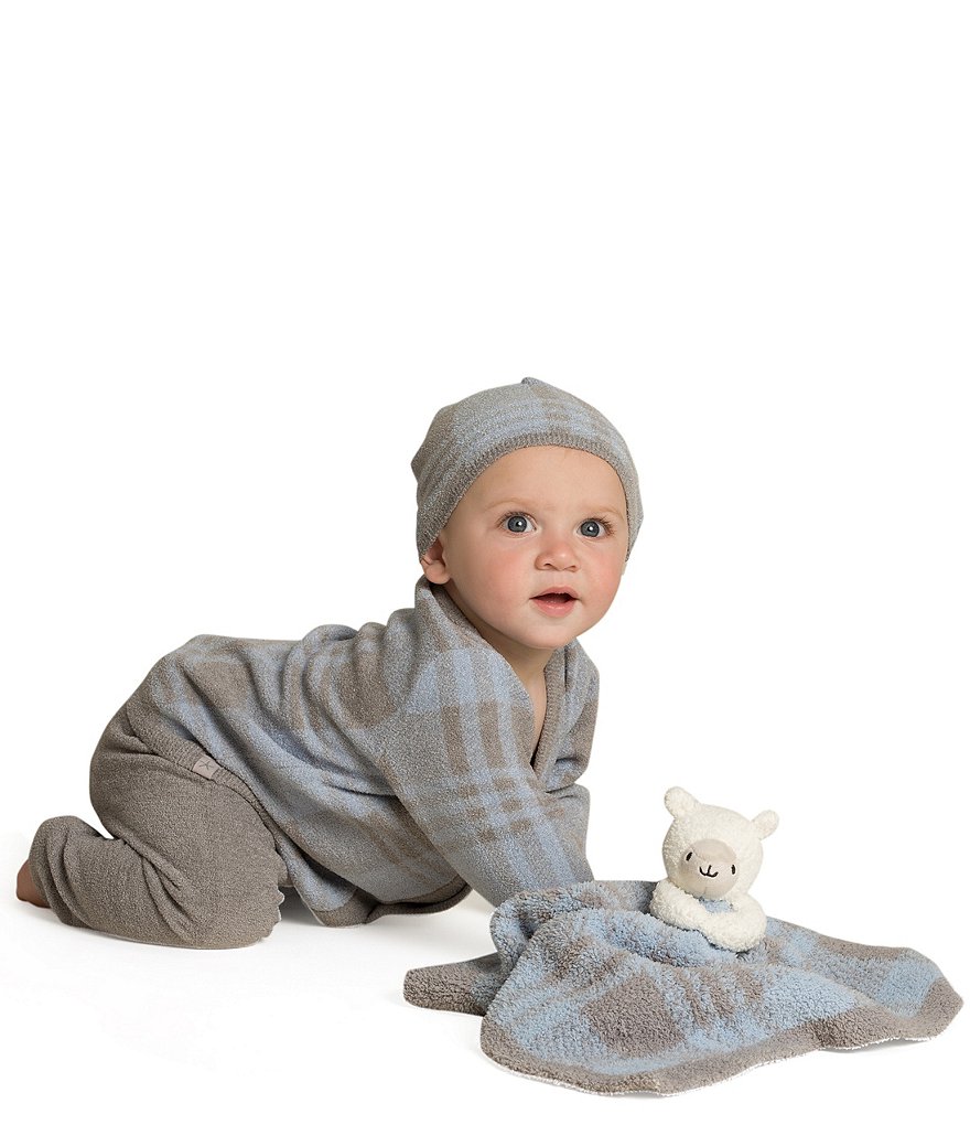 Barefoot Dreams Baby 3-18 Months CozyChic Plaid Baby Bundle Set