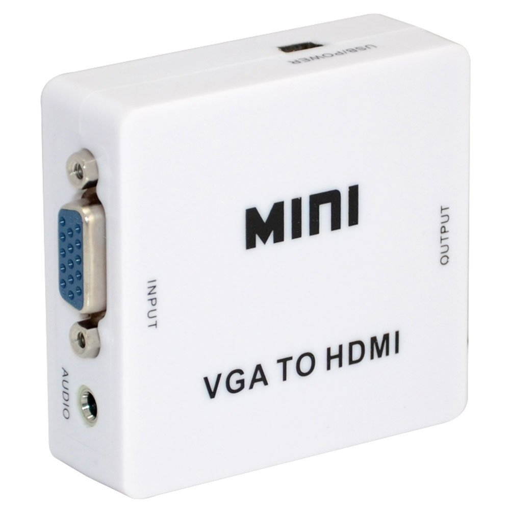 Topwin VGA to HDMI HD HDTV Video Converter Box Adapter for PC Laptop DVD