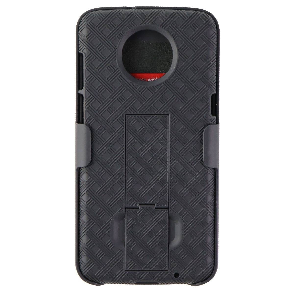 Verizon Hardshell Case and Holster Combo for Motorola Moto Z3 - Black