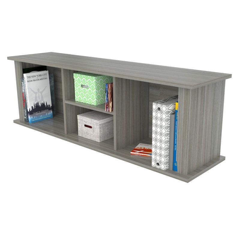 Wall Mounted Hutch Gray - Inval
