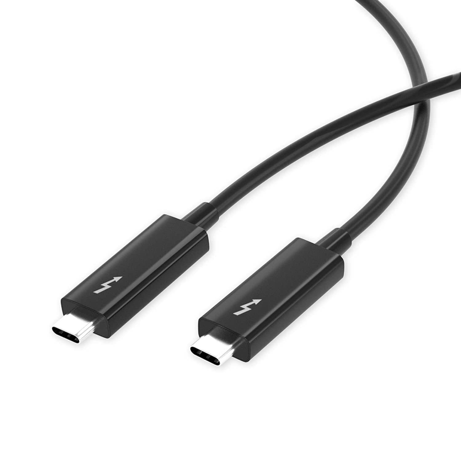 2M Active Thunderbolt 3 Cable 6.6FT BolAAzuL Thunderbolt 3 to Thunderbolt 3 TB3 Cable 40Gbps/100W/20V/5A Charging Support 5K@60Hz 4K@60Hz(Not Compatible with USB-C Ports Without The Thunderbolt Logo)