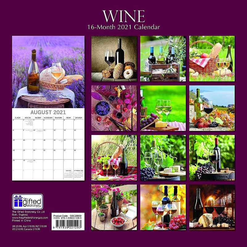 2021 The Everygirl Wall Calendar 15" x 12" Liam - Blue Sky