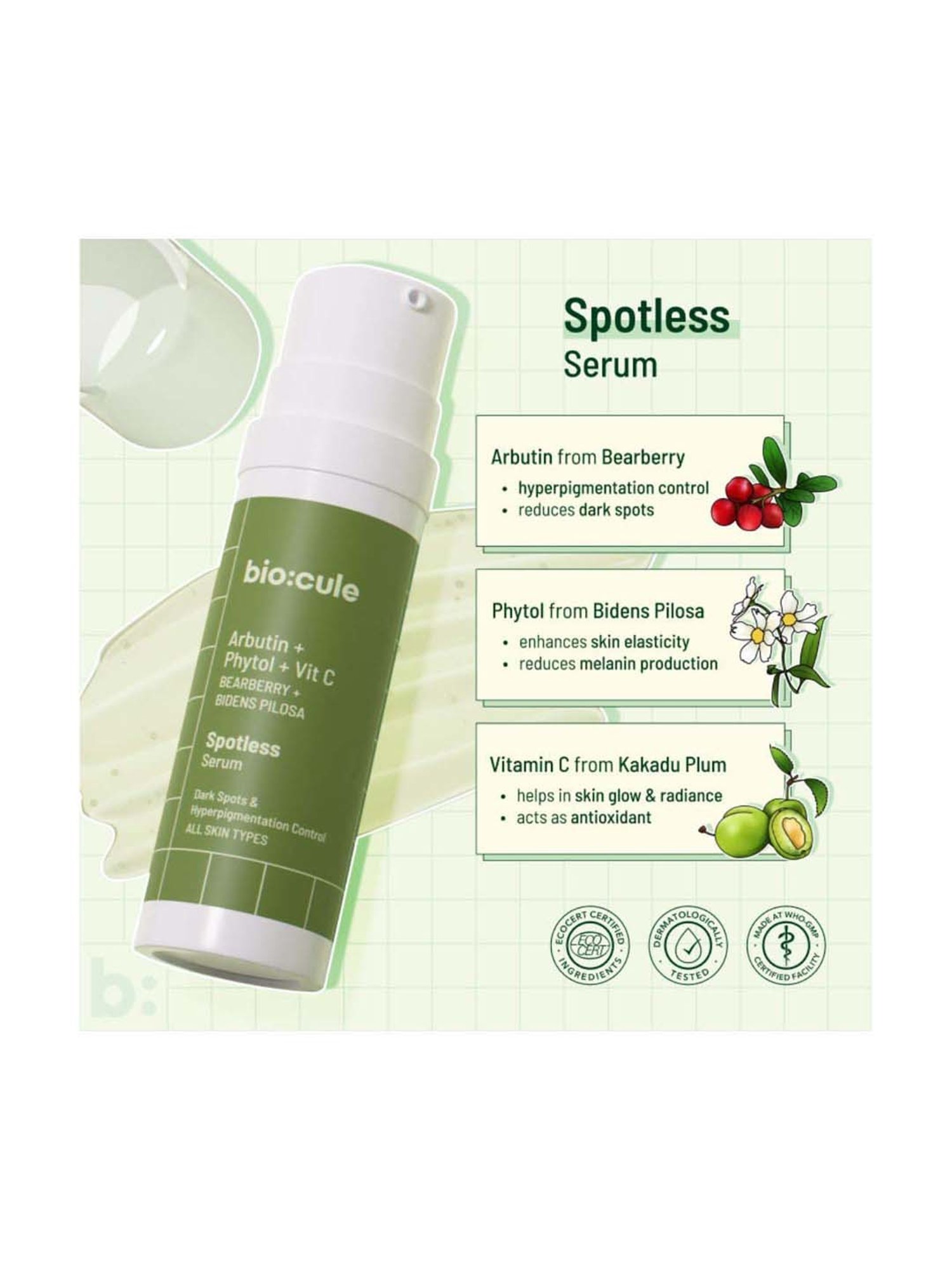 Biocule Spotless Vitamin C Face Serum - 15 ml